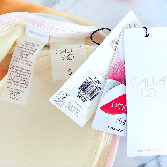 💕NWT! Pretty Gradient Sports Crop Bra SZ S - Picture 11 of 12